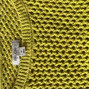 Pilcro Women's Yellow Sweater 1x